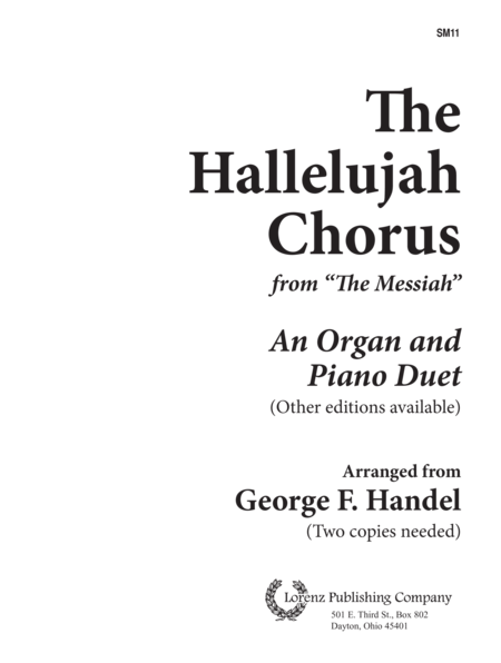 the hallelujah chorus by handel